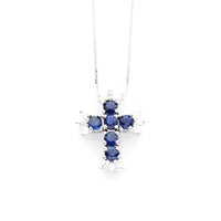 Collana in oro con pendente croce.