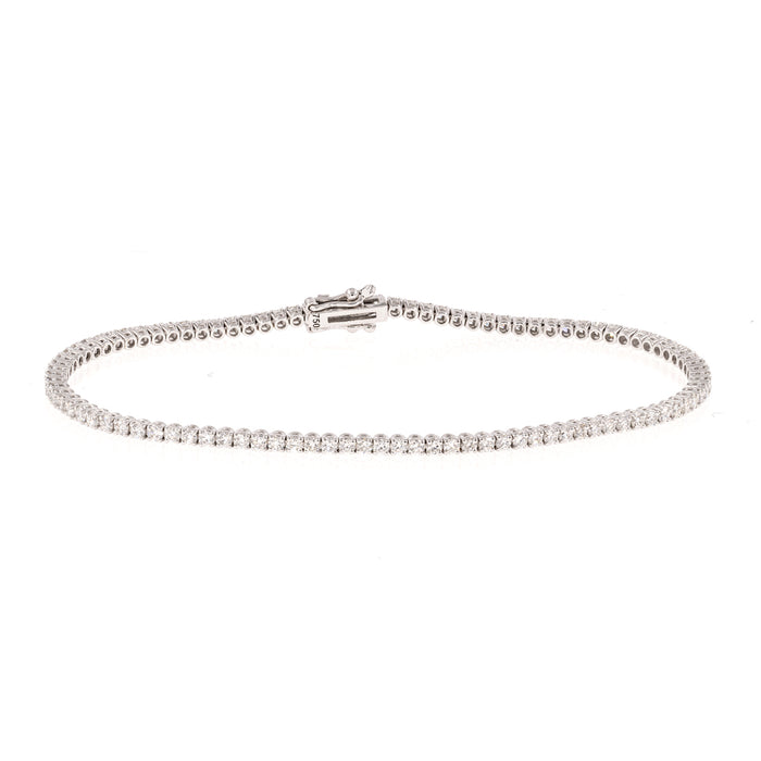 Round Wire Tennis Bracelet