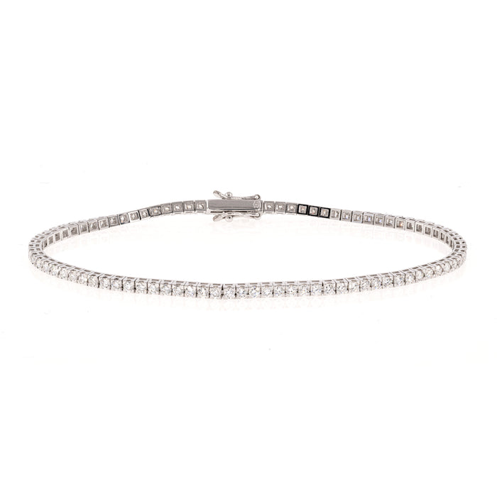 Turned Tennis Bracelet