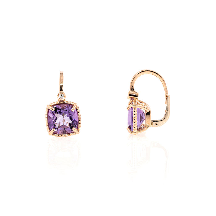 Diana 401 amethyst earrings