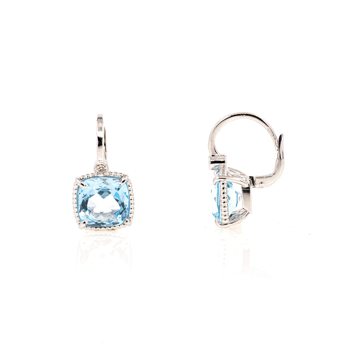 Diana 401 blue topaz earrings