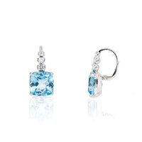 Diana 402 blue topaz earrings