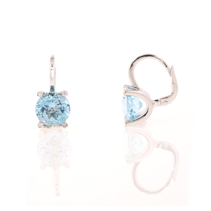 Diana 403 blue topaz earrings