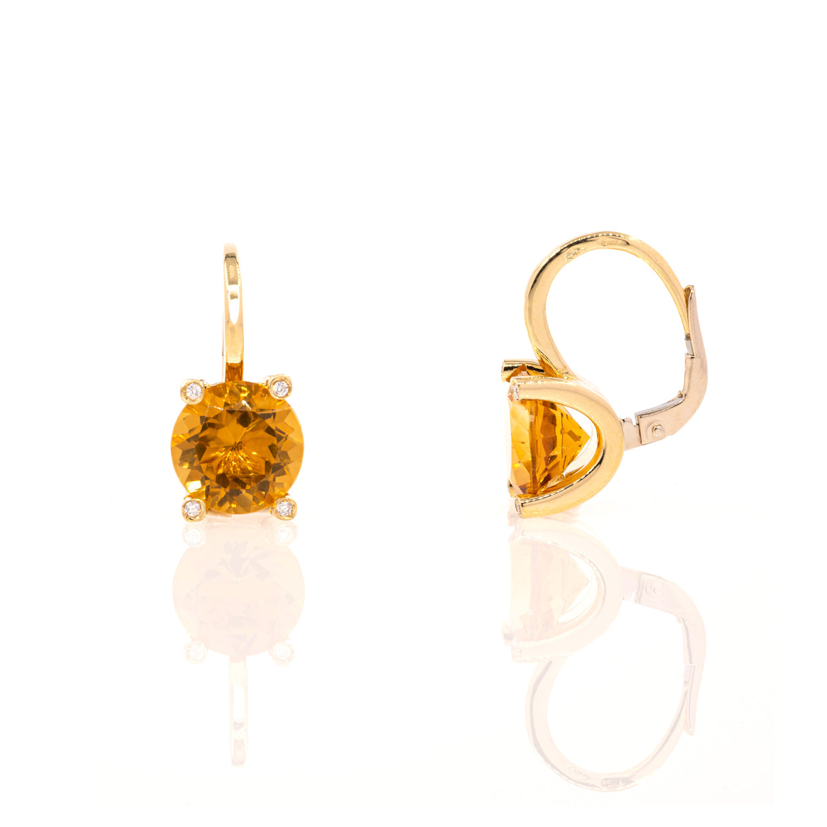 Diana 403 citrine earrings