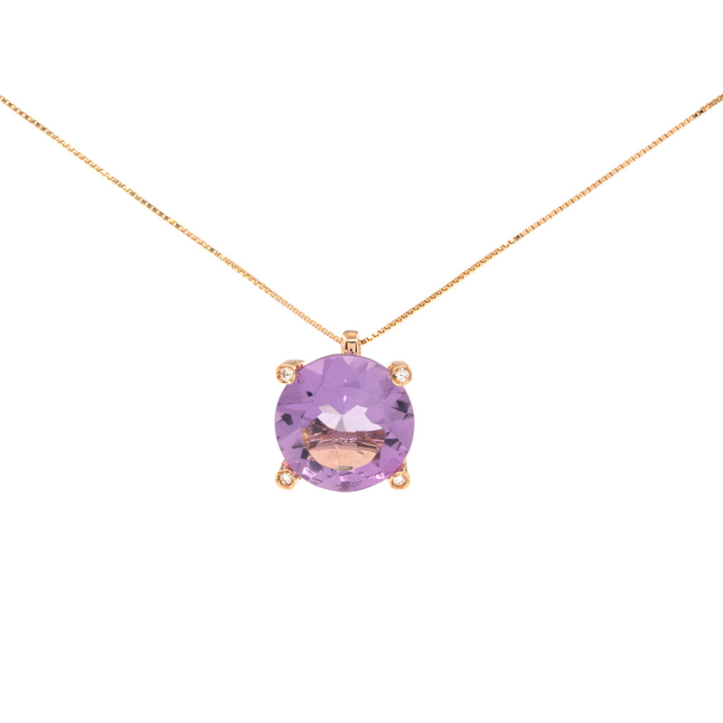 Diana 404 amethyst necklace