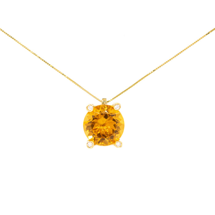 Diana 404 citrine necklace