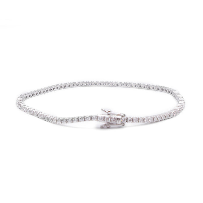 Round Wire Tennis Bracelet